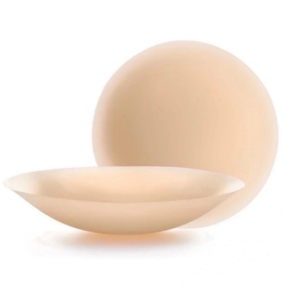 2 Pack Sticky Adhesive Silicone Nipple Covers-Reusable Nipple Covers Light Skin